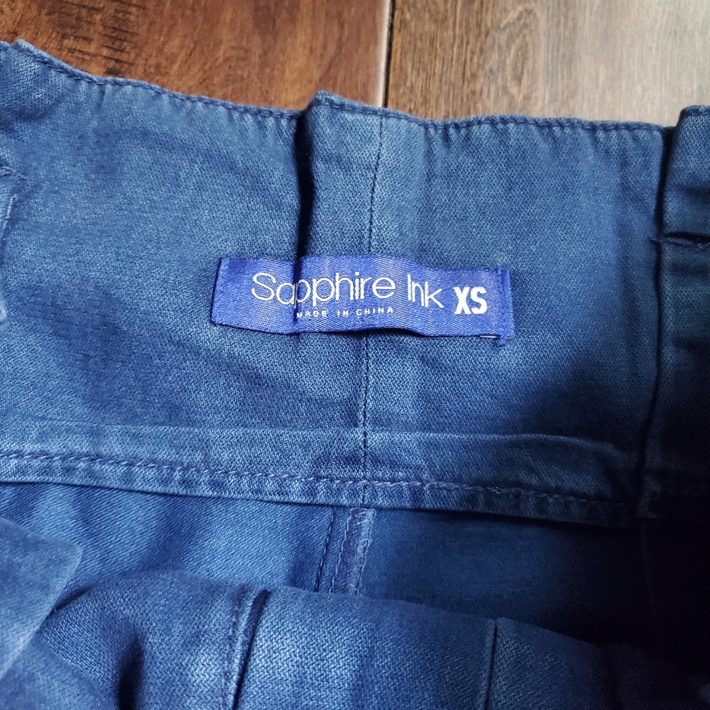 Sapphire Ink shorts size xs fits women's size 2 - Picture 3 of 3
